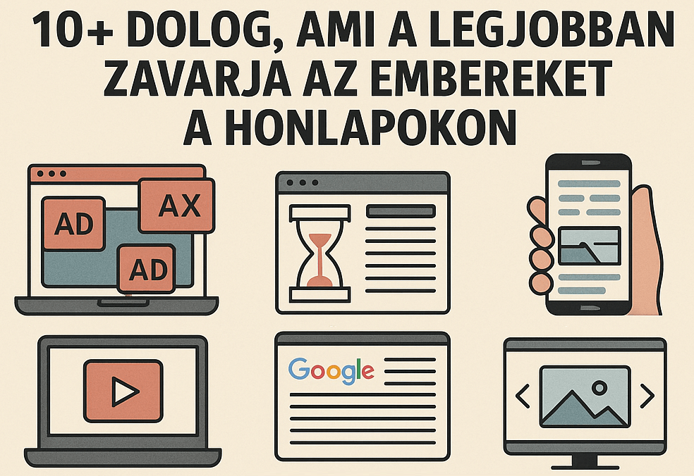 10+ zavaró tényező a weblapokon